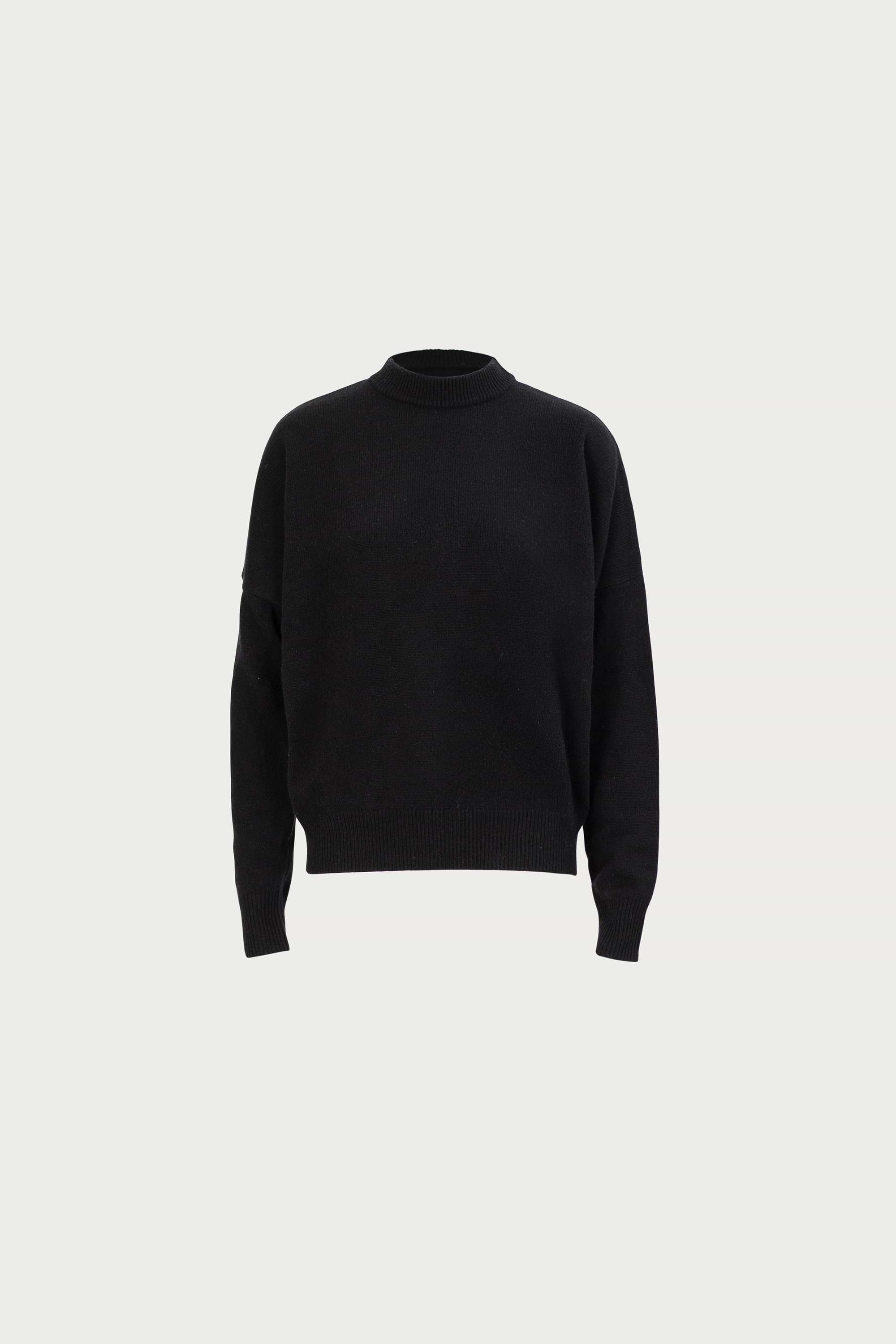 Lightweight Wool Sweater (Black)