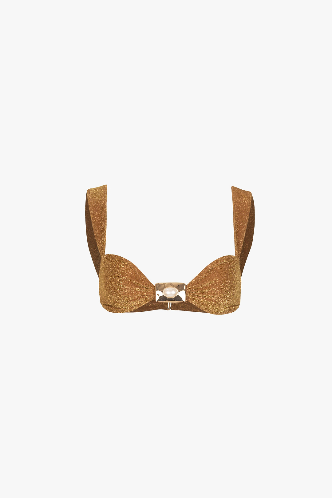 Hammered Pearl Top (Mocha Shimmer Lurex)