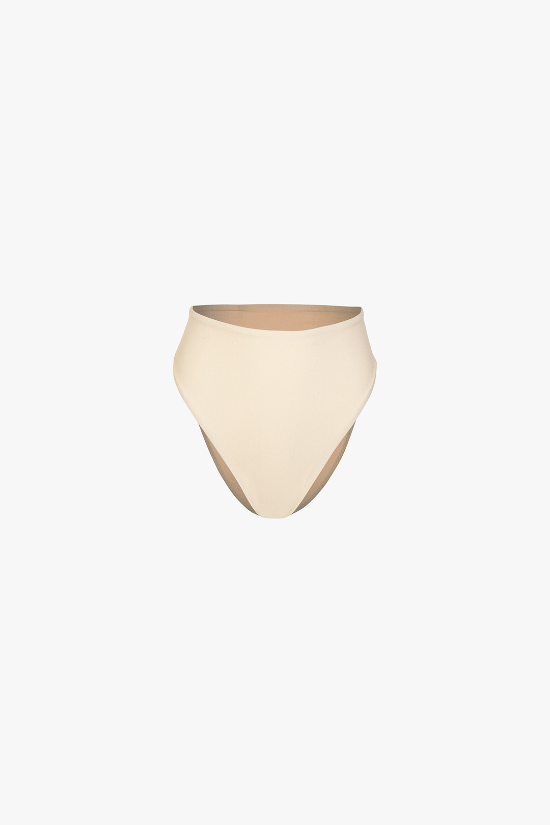 High Rise Bottom (Faux Suede Cream)