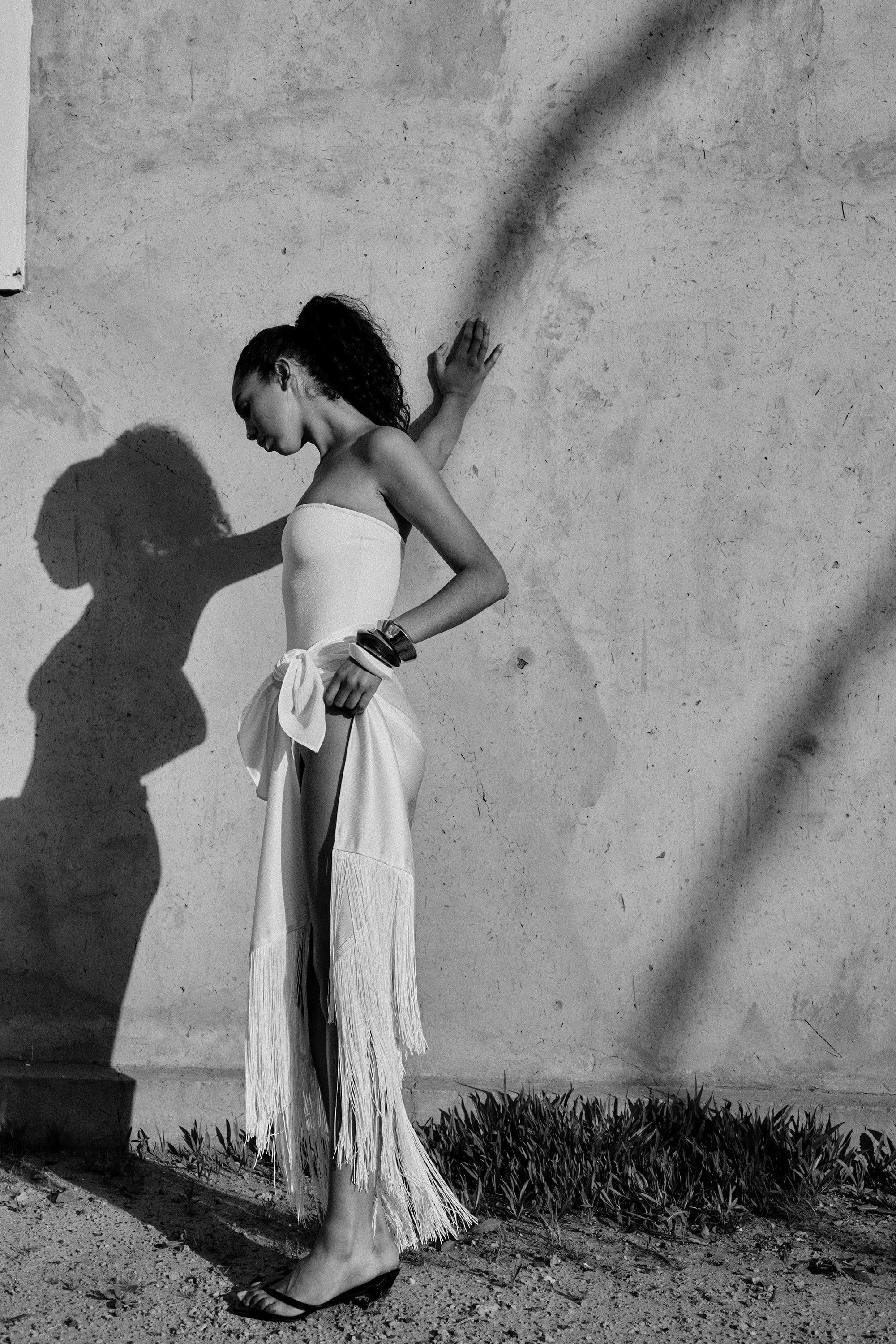 SAME | FRINGE SARONG | CREAM | Women's Swimwear