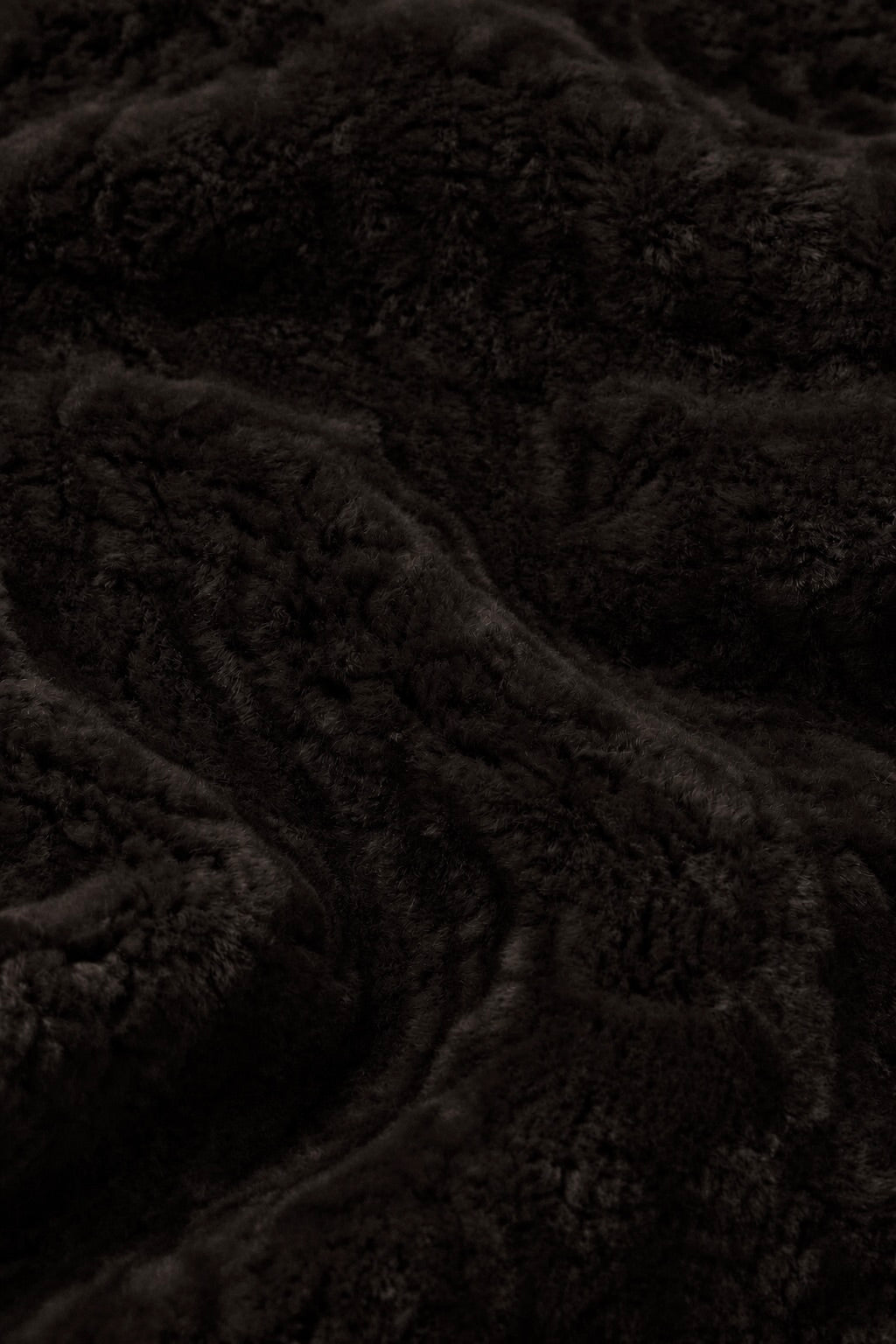 Shearling Long Coat (Espresso)