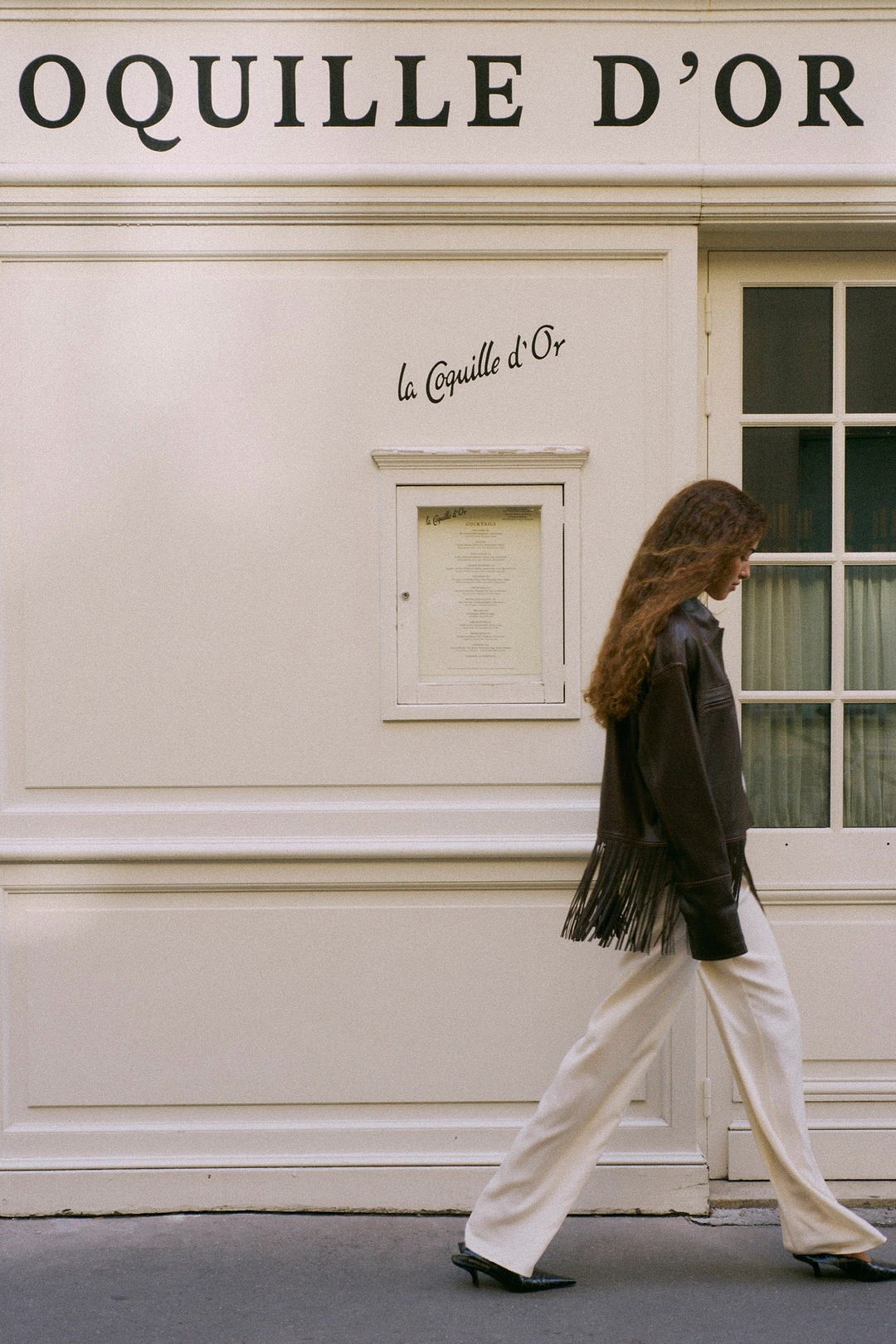 The Fringe Leather Jacket (Espresso)