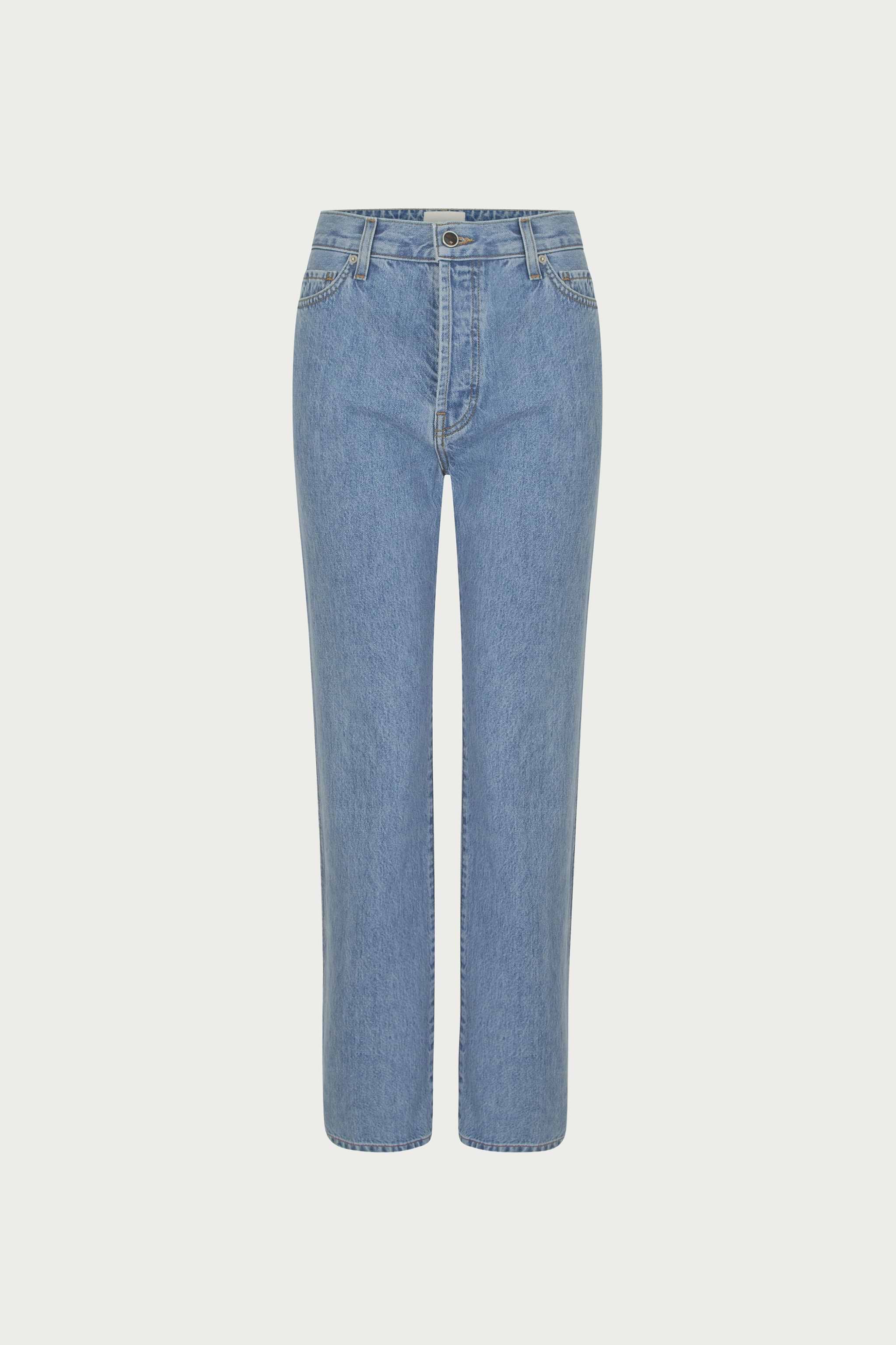 The Straight Ankle Jean (Classic Blue)
