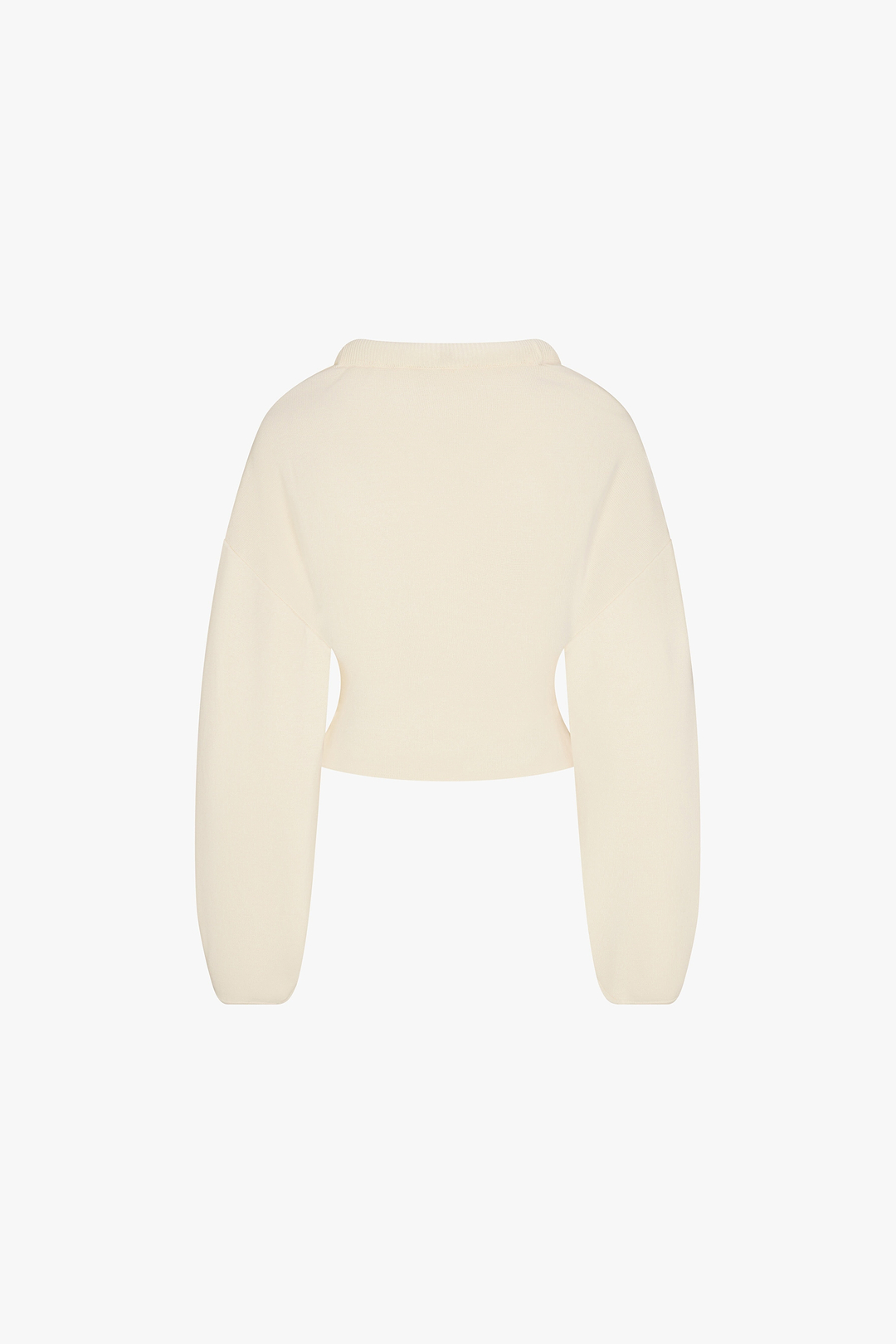 Knit Barrel Sweater (Cream)