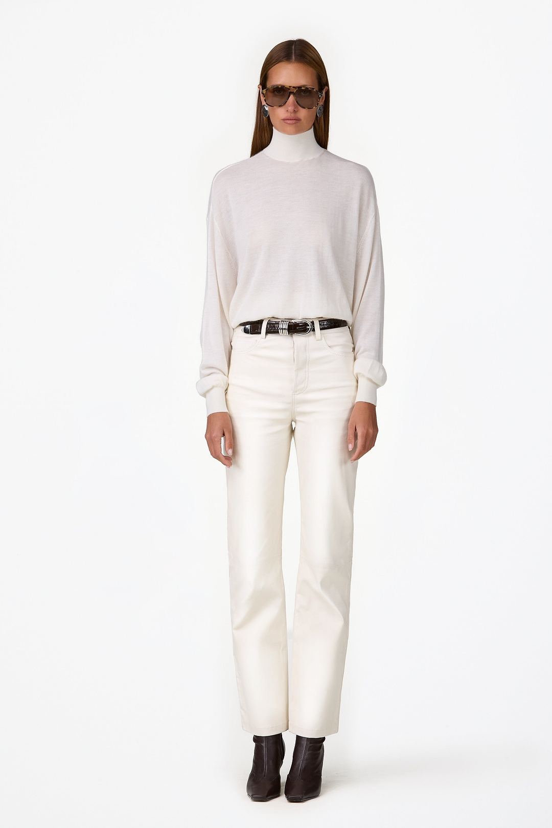 The Perfect Leather Pant (Cream)