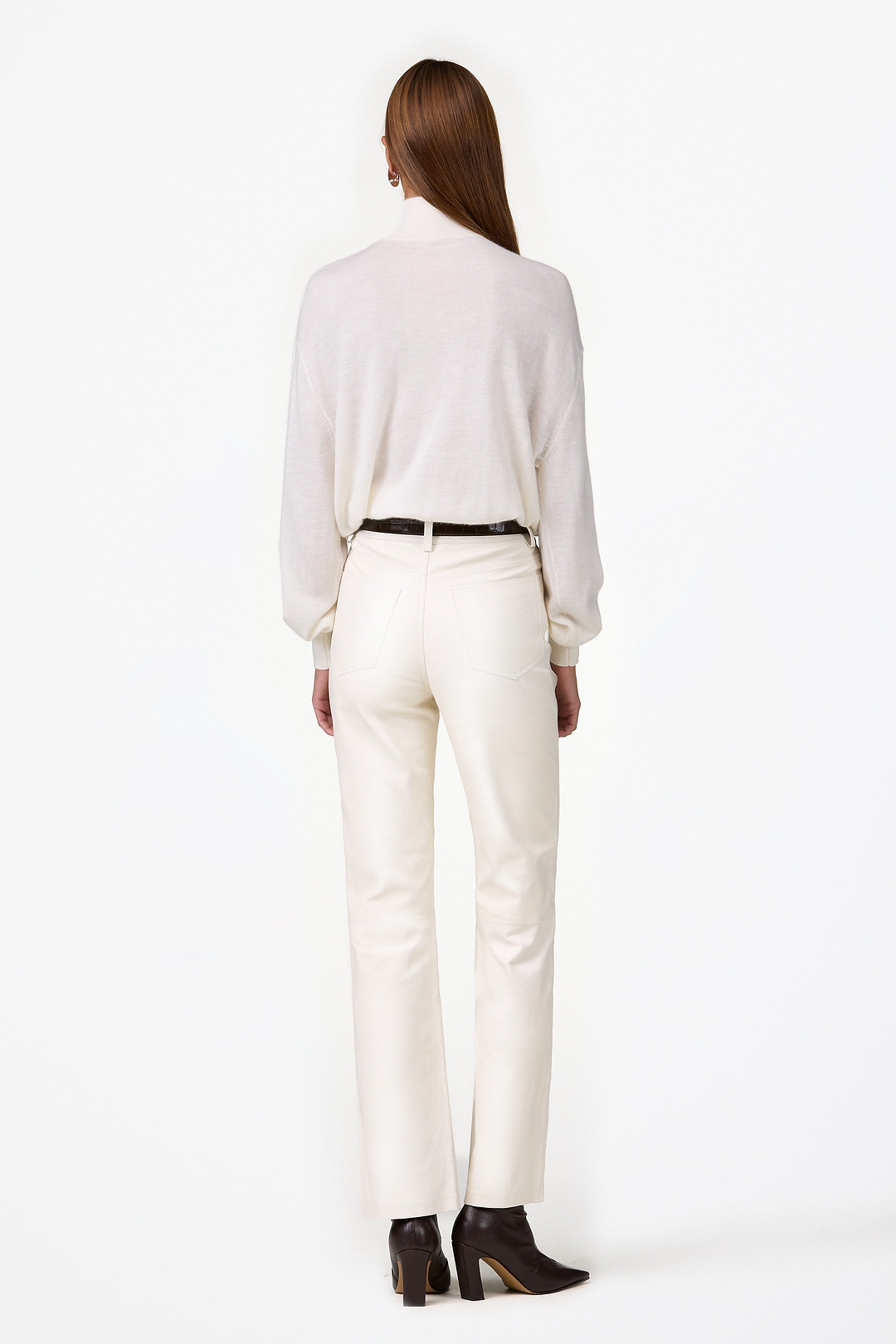 The Perfect Leather Pant (Cream)