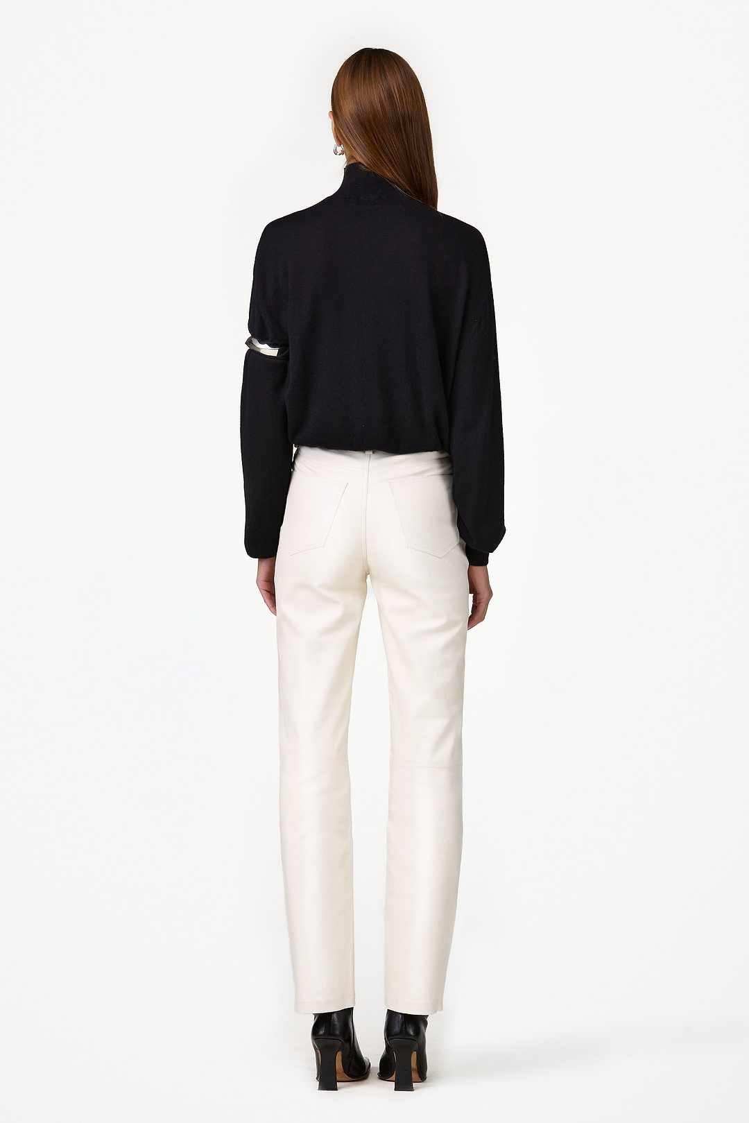 The Perfect Leather Pant (Cream)