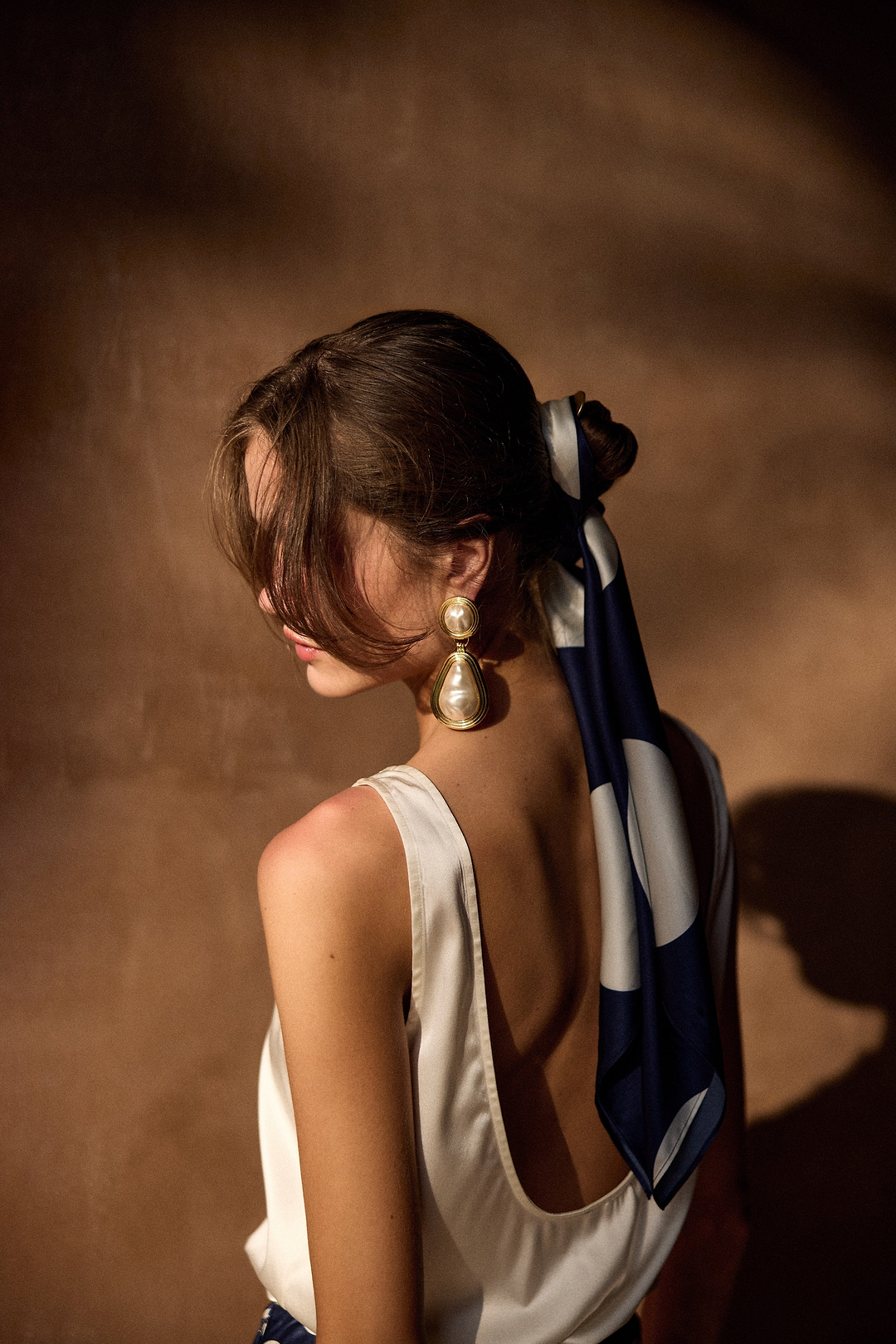Pearl Drop Earring (Gold)