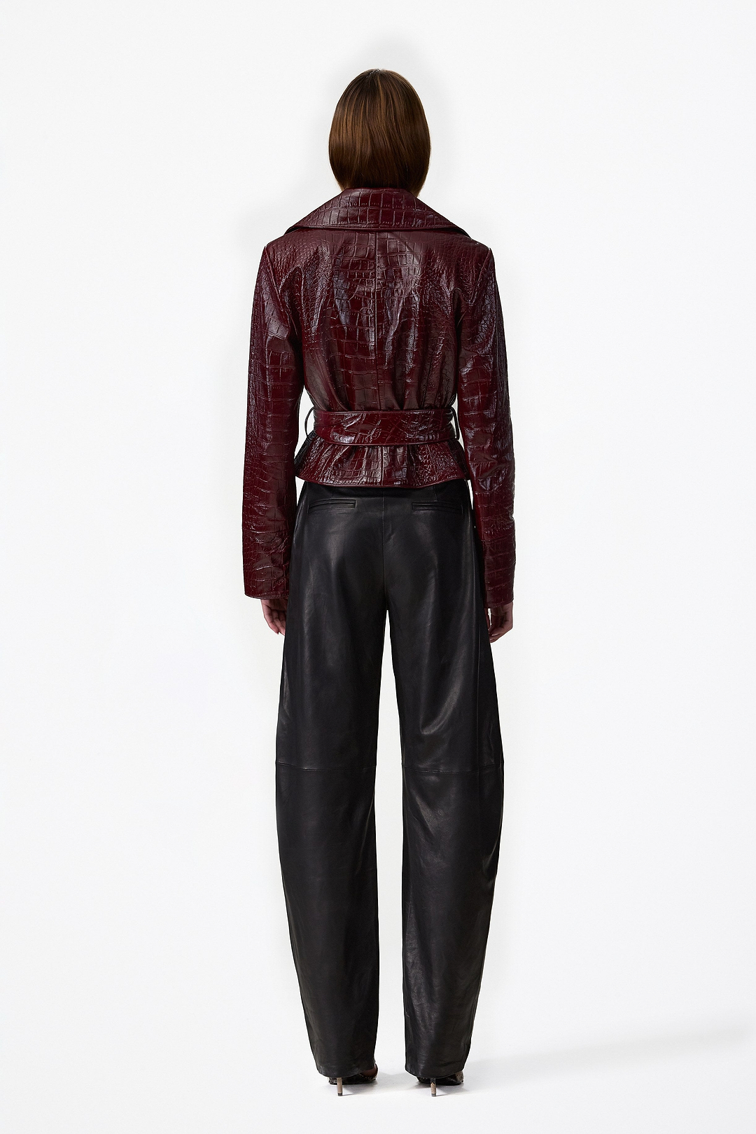 Cropped Trench (Oxblood)