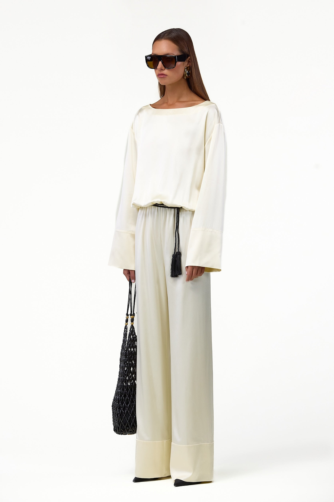 Tassel Rope Belt (Black)