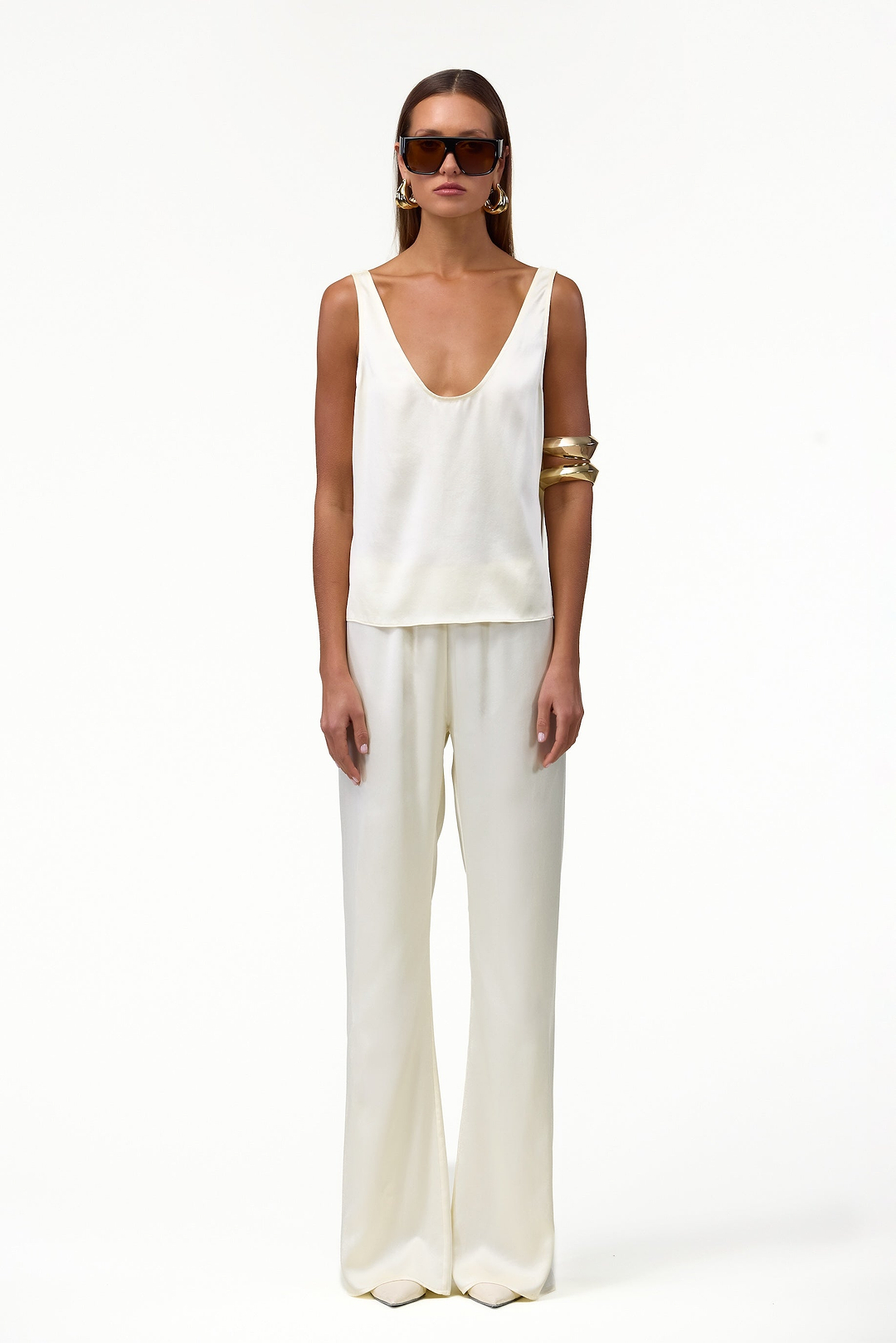 Silk Tank (Cream)