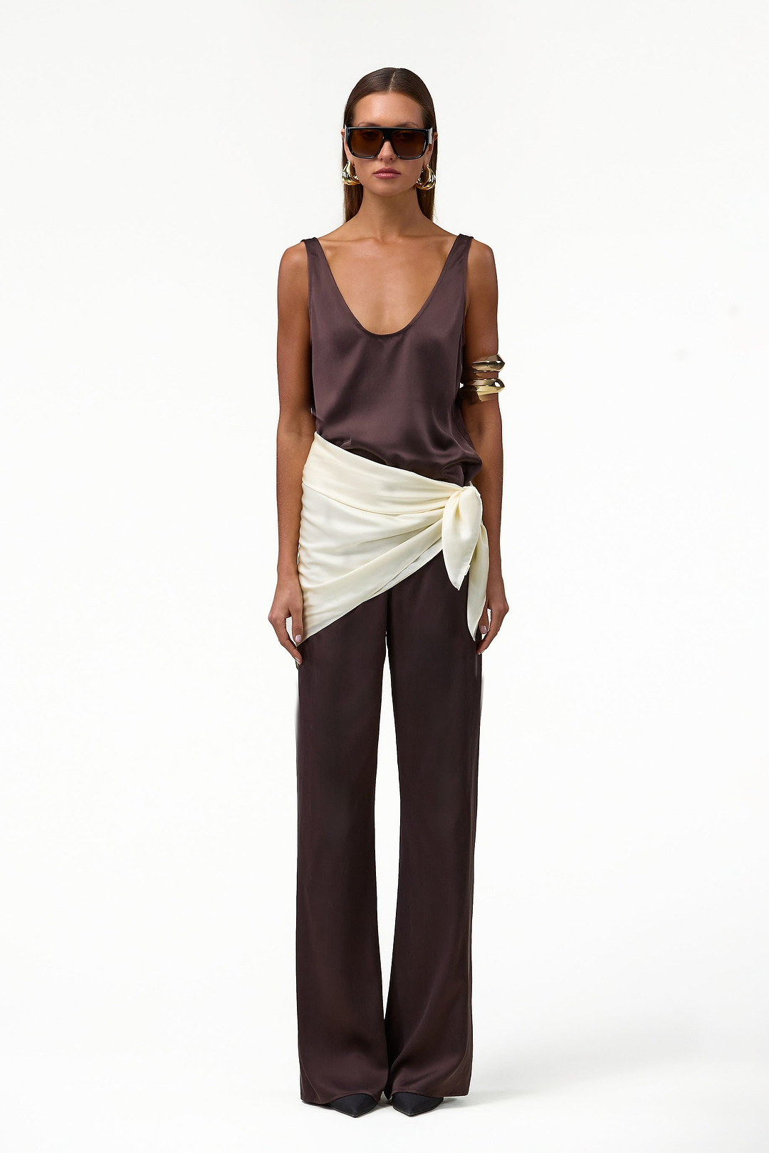 Silk Scarf (Cream)