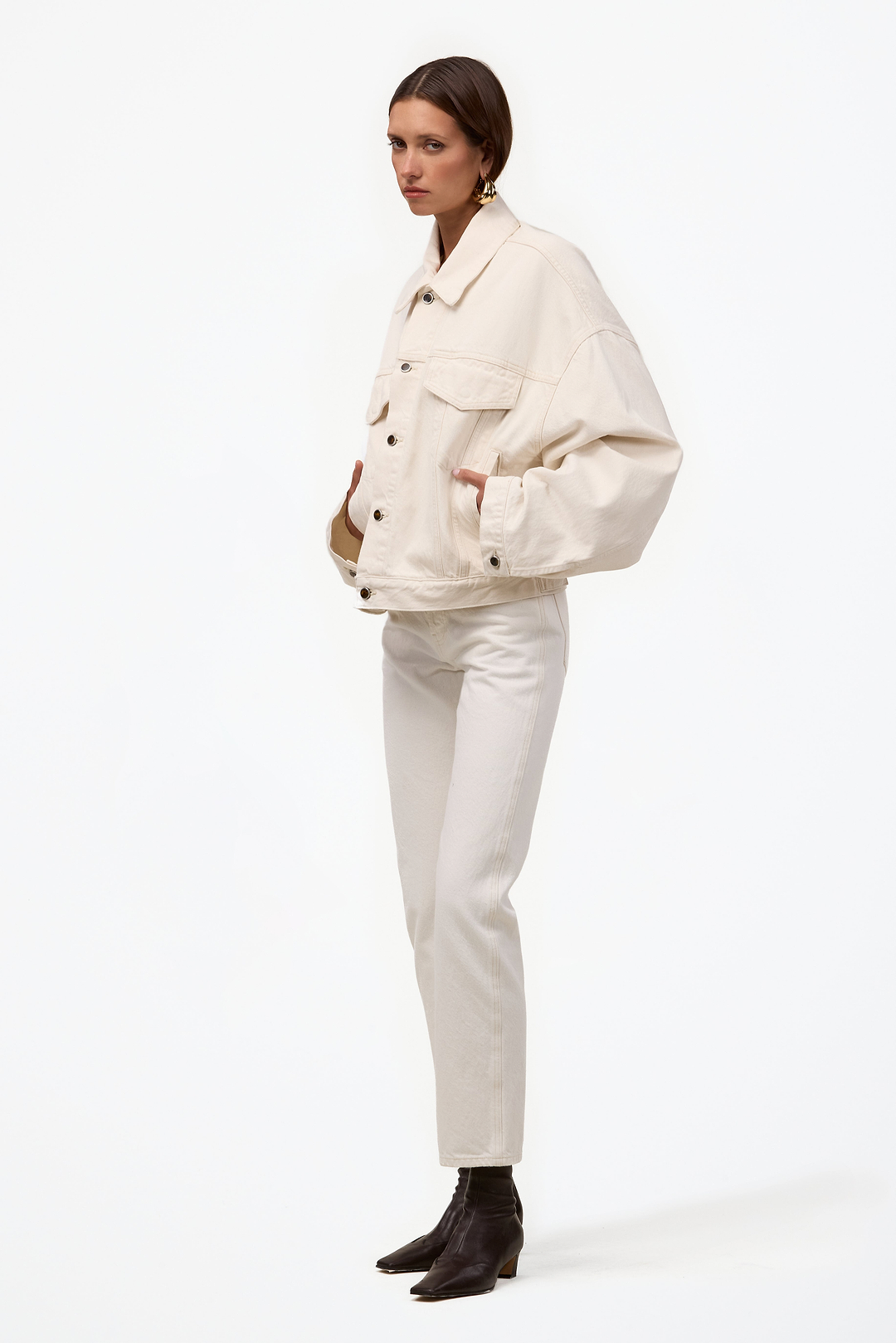 The Perfect Denim Jacket (Off White)