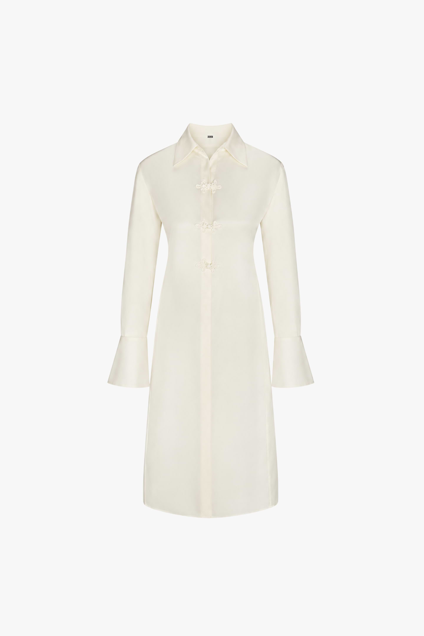 Tailored Silk Duster (Cream)