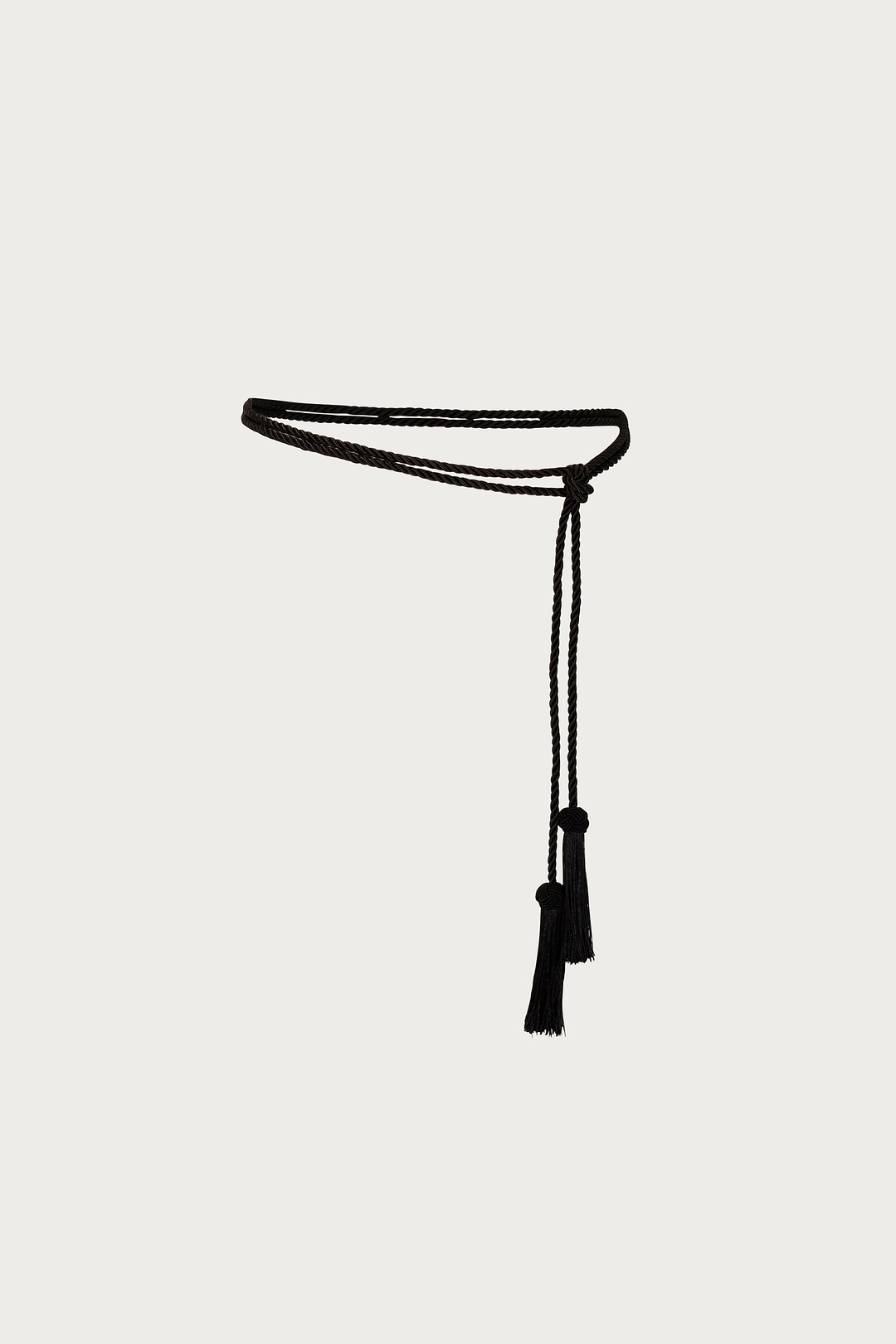 Tassel Rope Belt (Black)