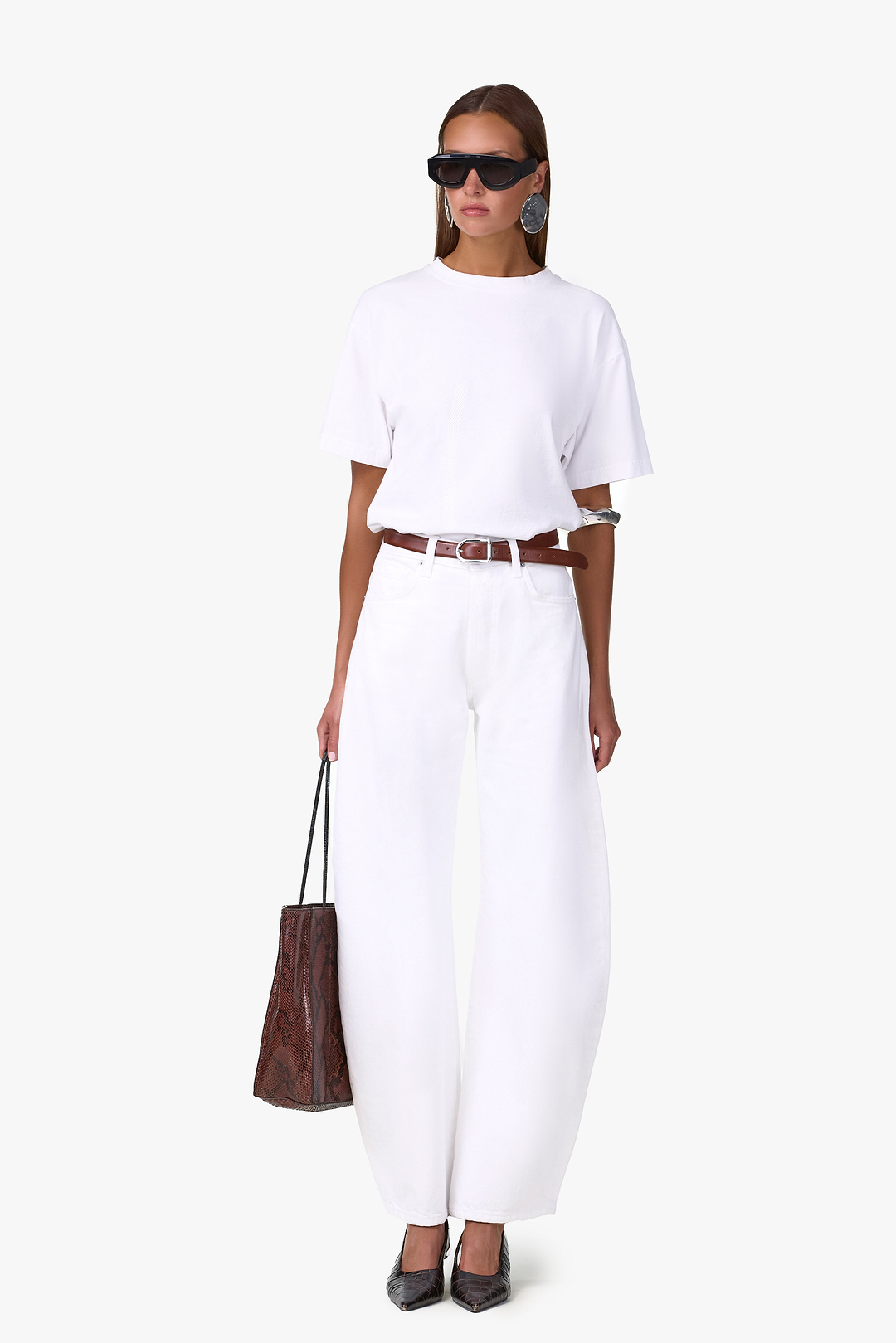 The Barrel Jean (White)