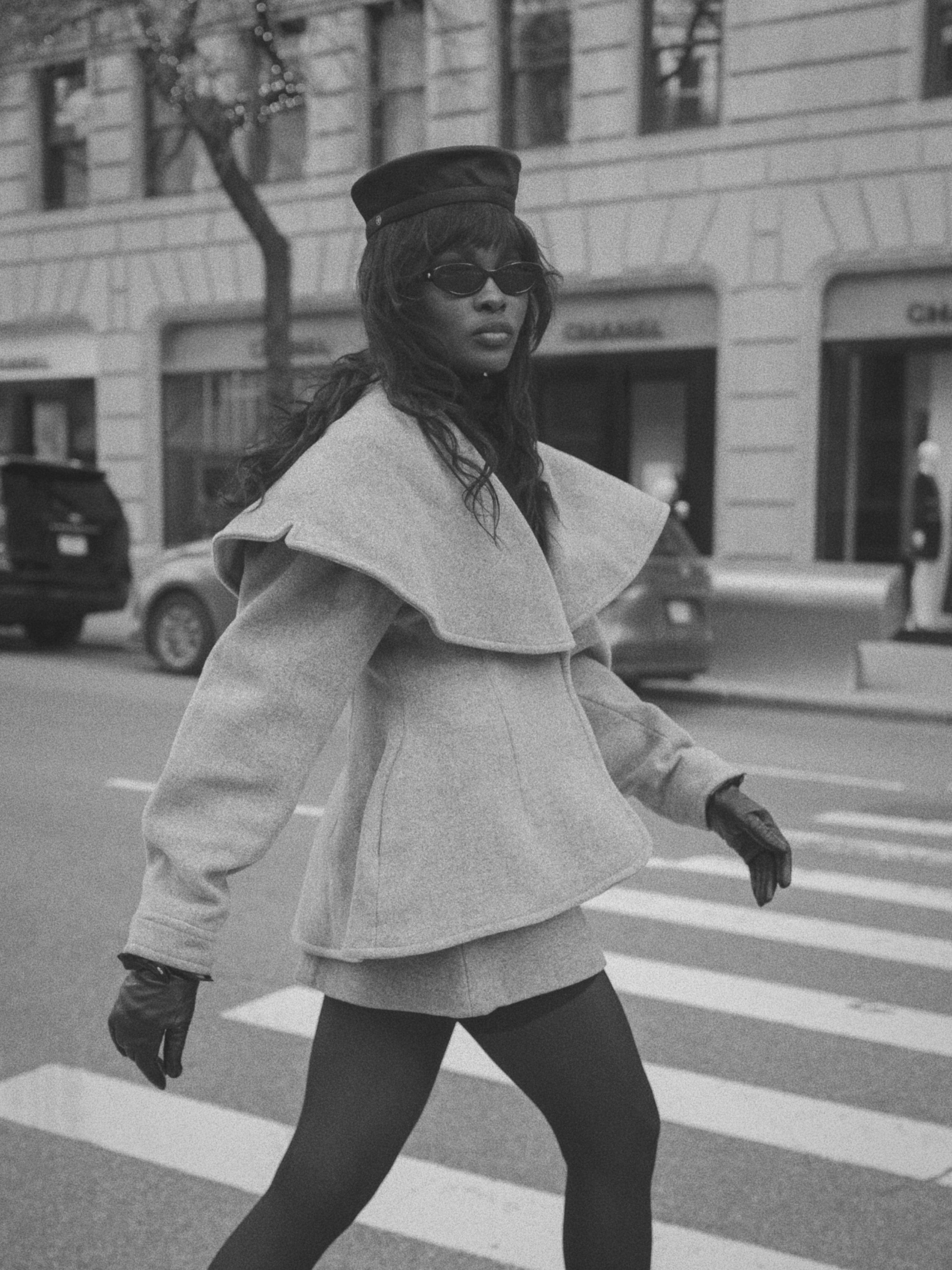 SAME | Short Wool Coat | Gray | Women's Outerwear