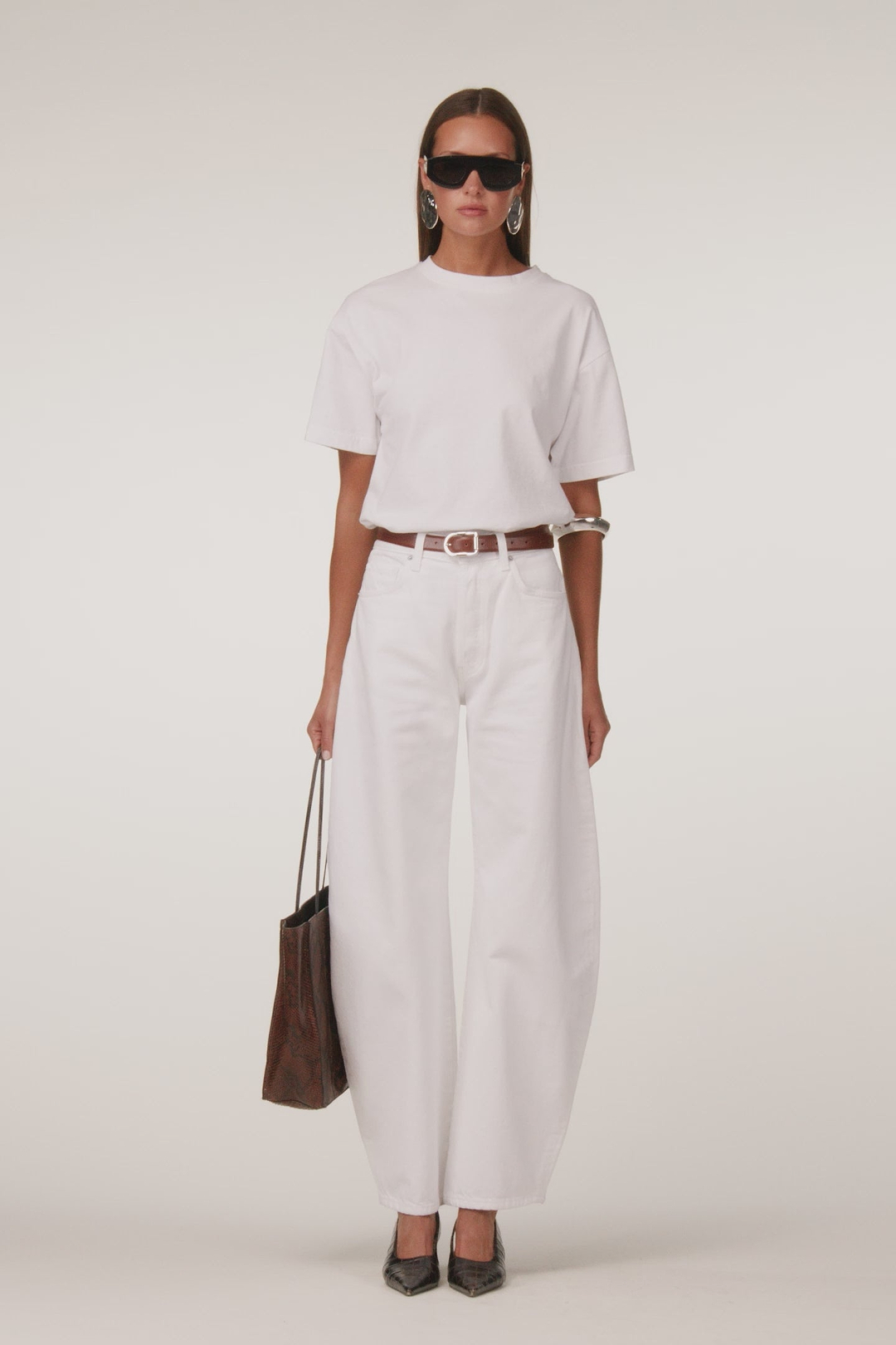 The Barrel Jean (White)