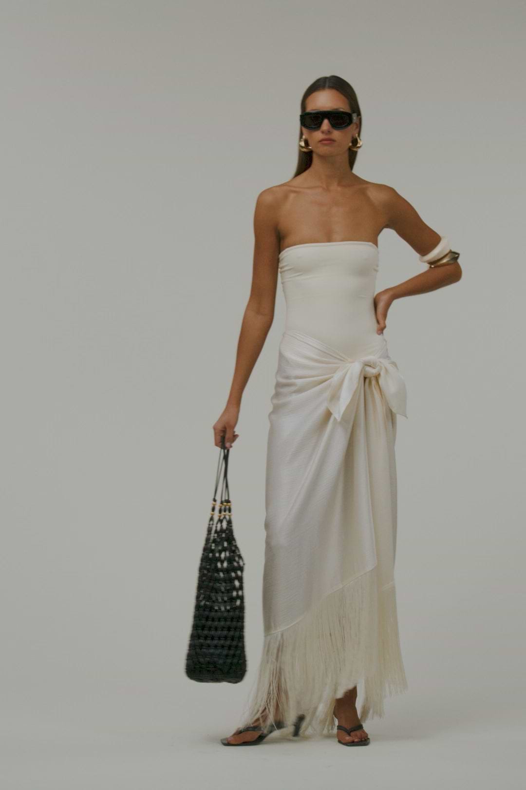 Fringe Sarong (Cream)
