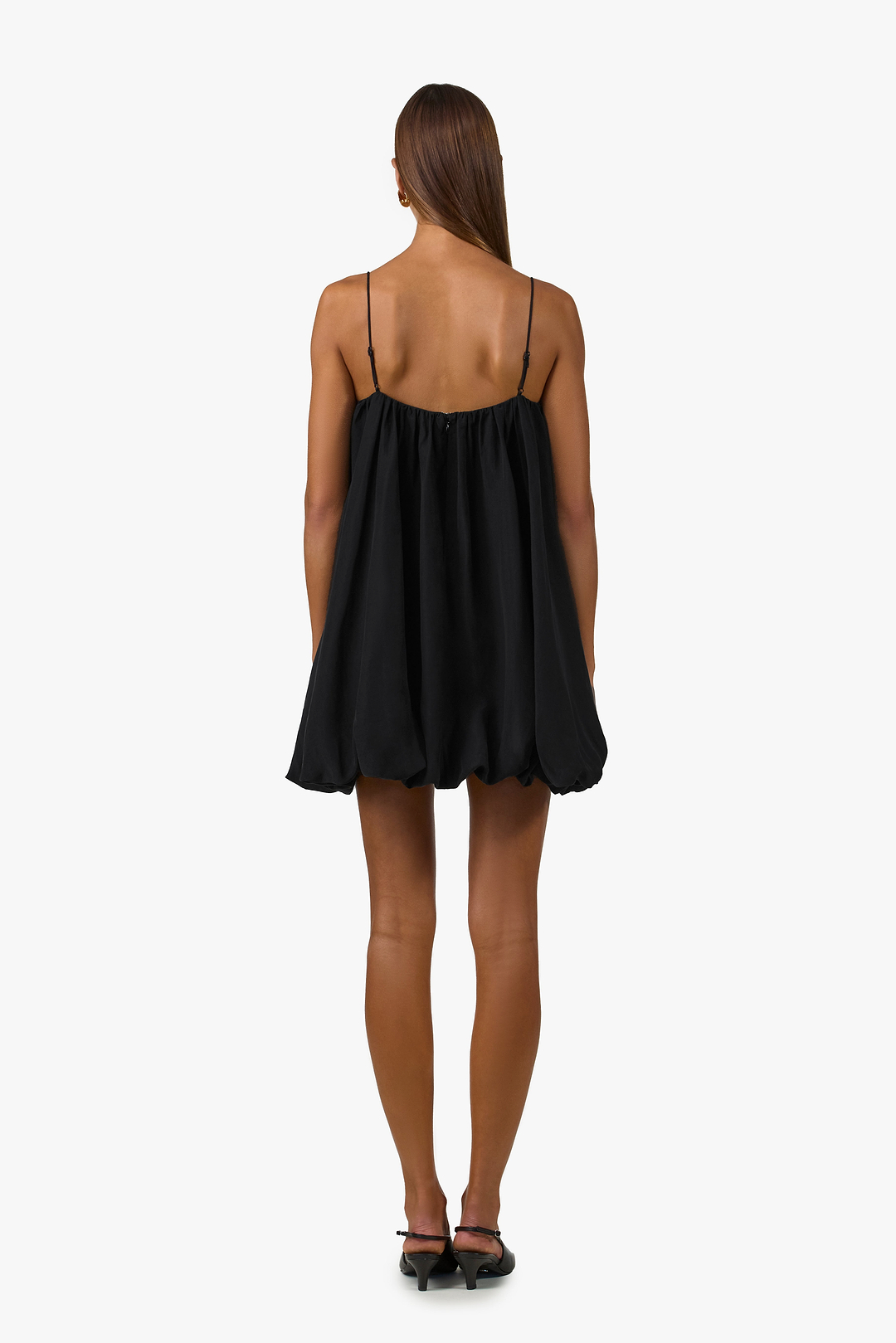 Bubble Mini Dress (Black)