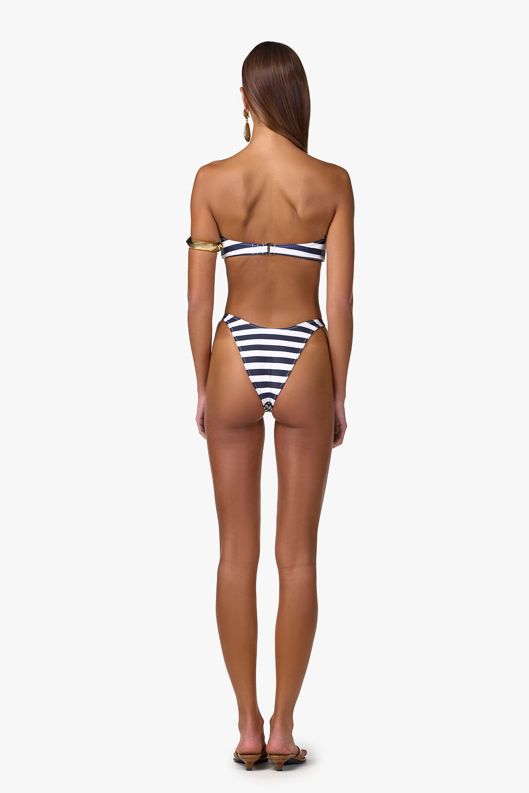 90s Bottom (Navy Cream Stripe)