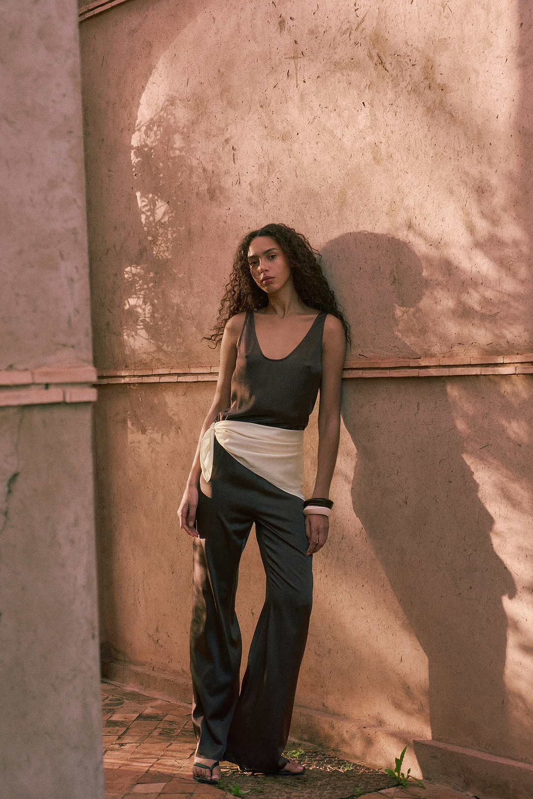 Silk Pant (Chocolate Brown)