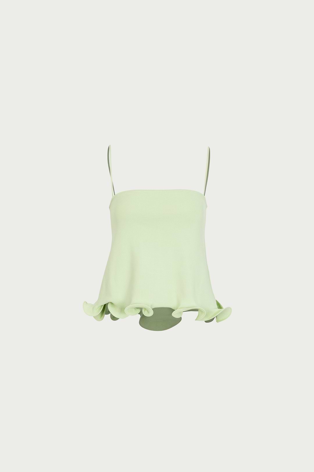 Ruffle Hem Tank (Mint)