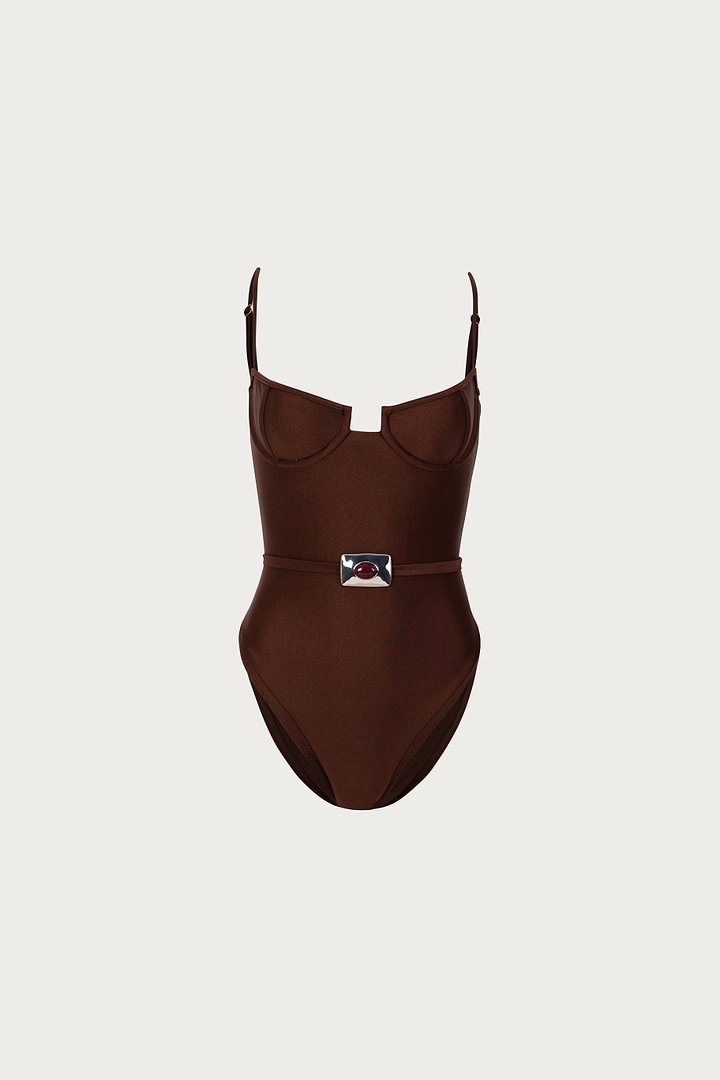Hammered Stone One Piece (Chocolate Brown)