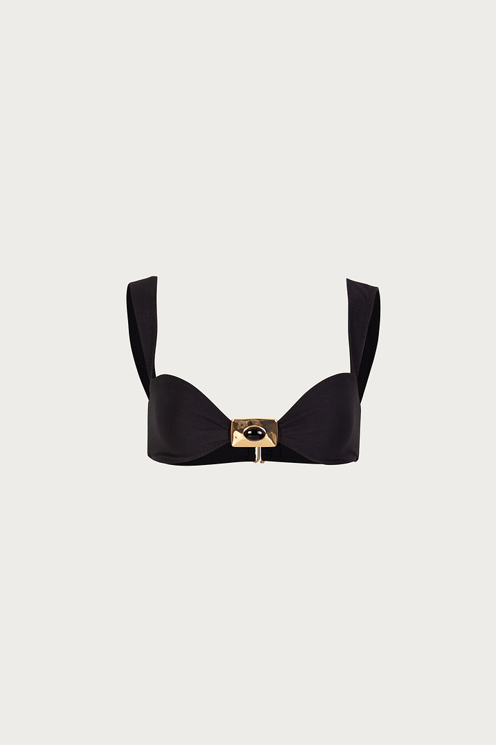 Hammer Stone Top (Faux Suede Black)