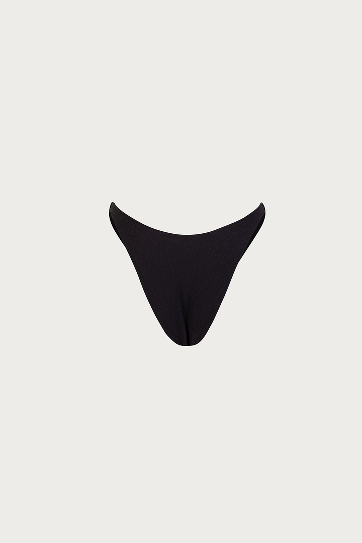 90s Bottom (Faux Suede Black)