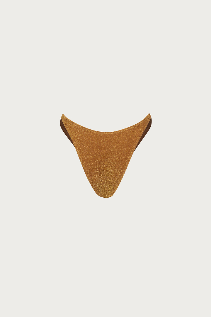 90s Bottom (Mocha Shimmer Lurex)