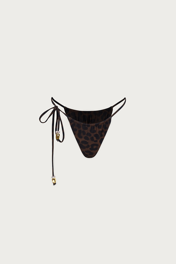 Stone Beaded String Bottom (Cheetah)