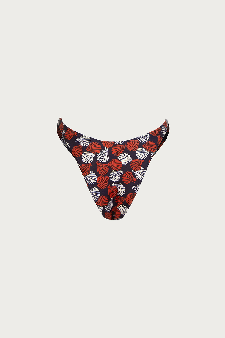 90s Bottom (Palm Beach Shell Navy/Orange/Cream)