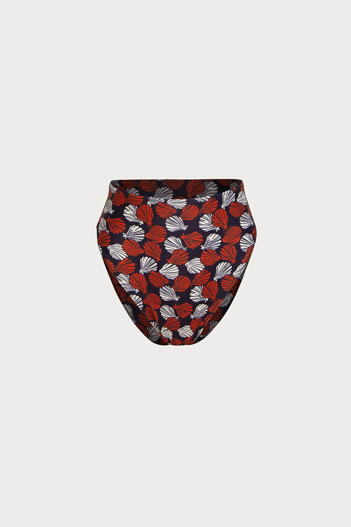 High Rise Bottom (Palm Beach Shell Navy/Orange/Cream)