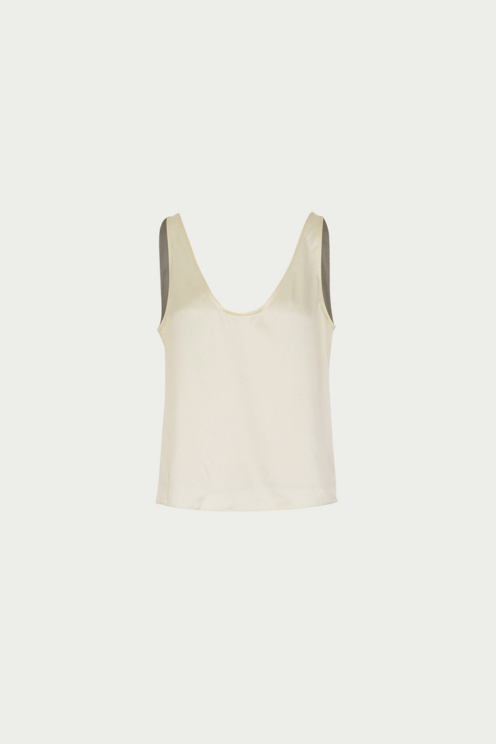 Silk Tank (Cream)