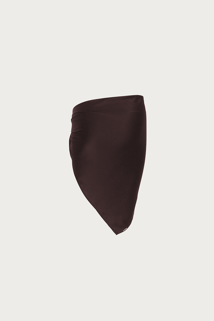Silk Scarf (Chocolate Brown)