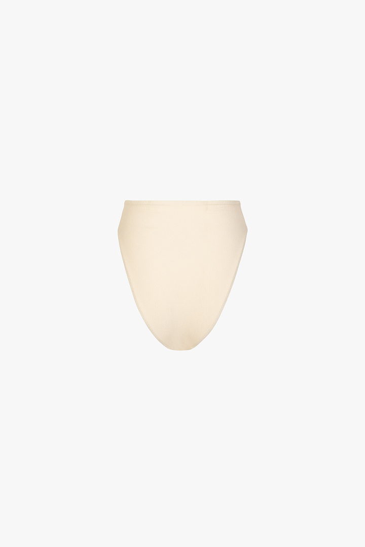 High Rise Bottom (Faux Suede Cream)