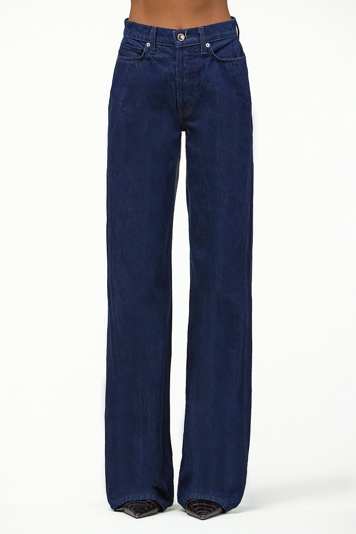 The Wide Leg Jean (Dark Indigo)