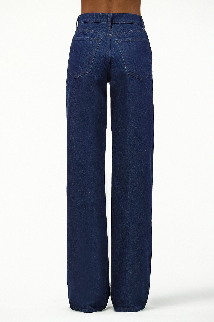 The Wide Leg Jean (Dark Indigo)