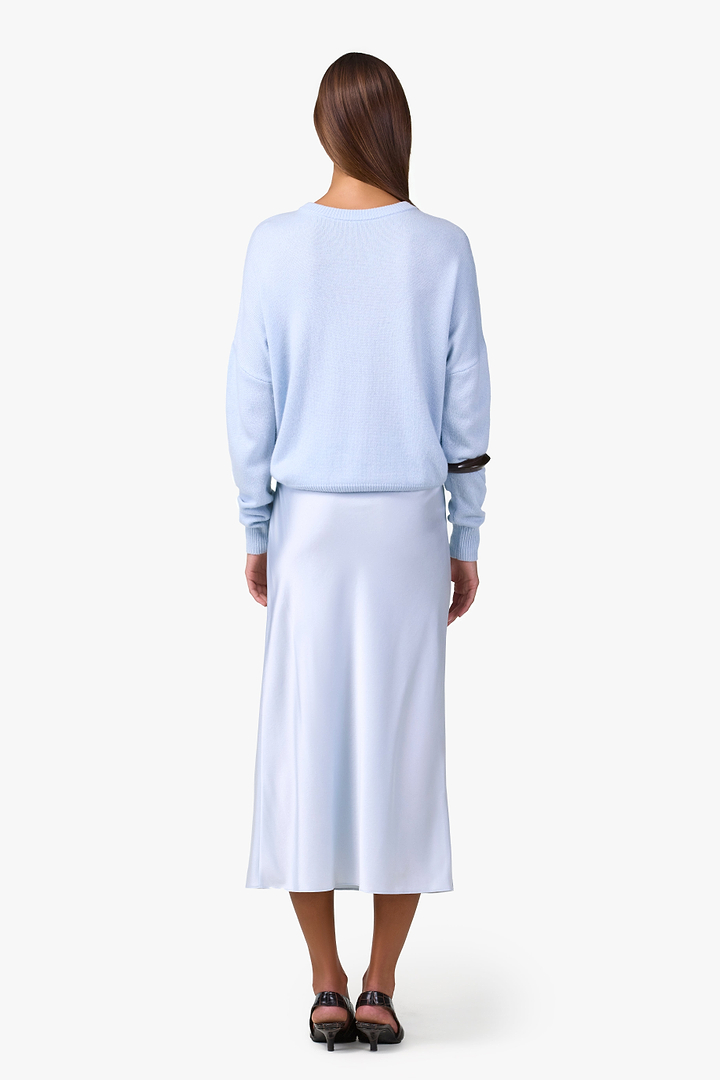 Lightweight Crewneck Sweater (Pale Blue)