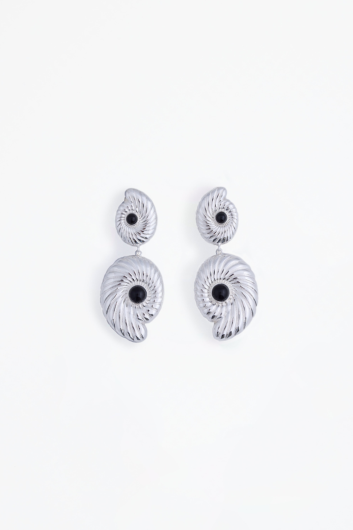 Shell Drop Earring (Silver)