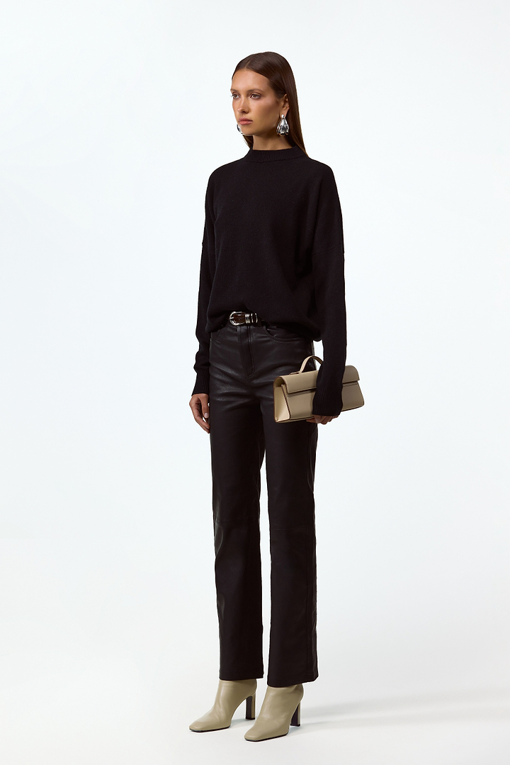 Lightweight Wool Sweater (Black)
