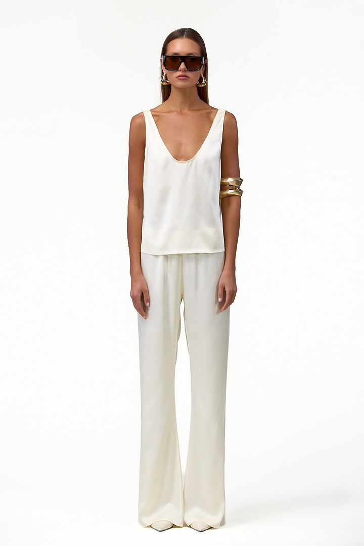 Silk Tank (Cream)