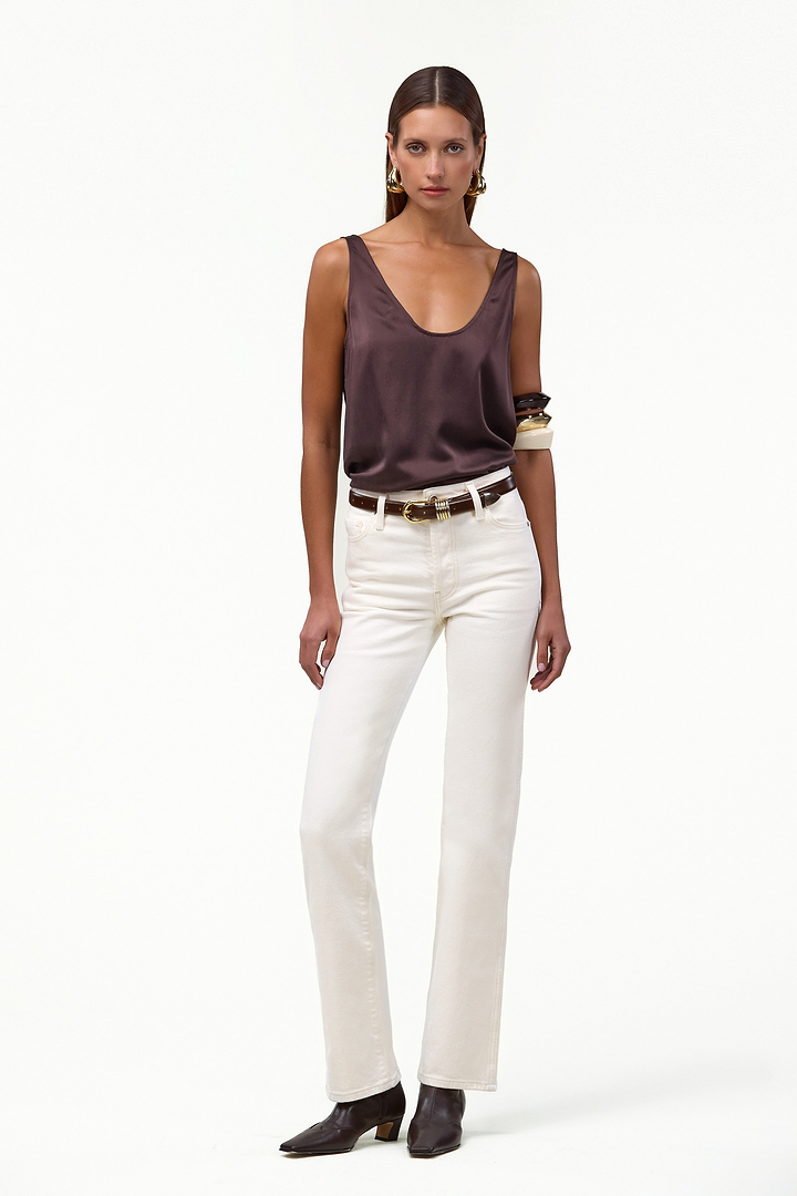 The High Rise Jean (Off White)