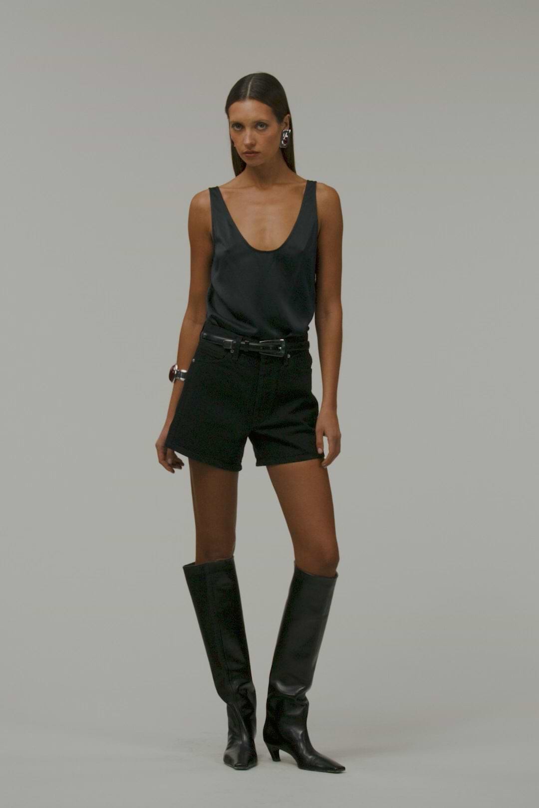 The Perfect Denim Short (Black)