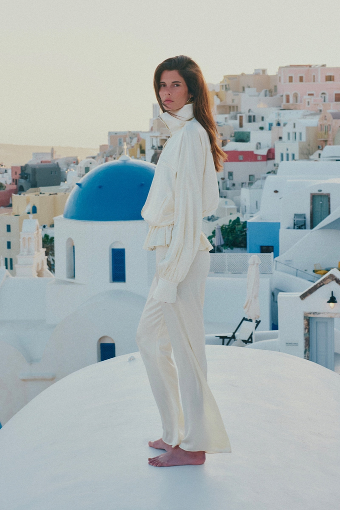 Silk Pant (Cream)