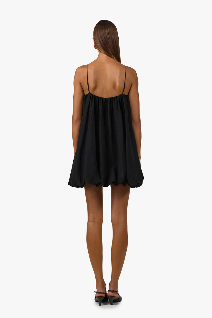 Bubble Mini Dress (Black)