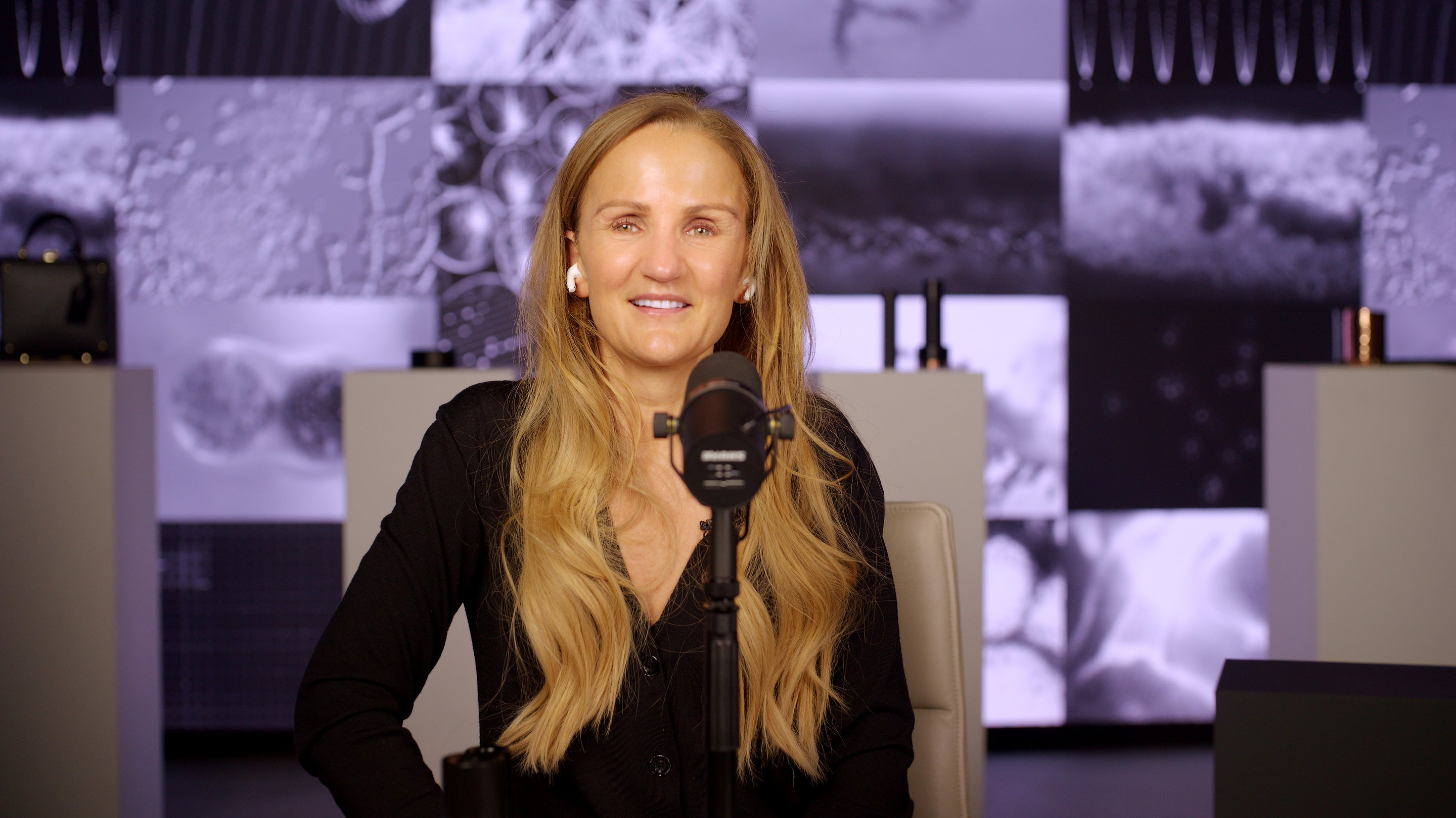 Lucy Goff speaking in podcast