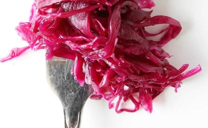 fermented cabbage closeup