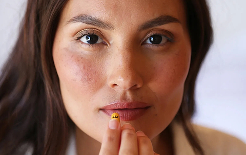 Sunspots on skin before treatment